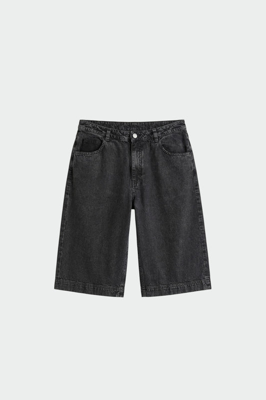 VINTAGE-WASHED HERRINGBONE BERMUDA 5