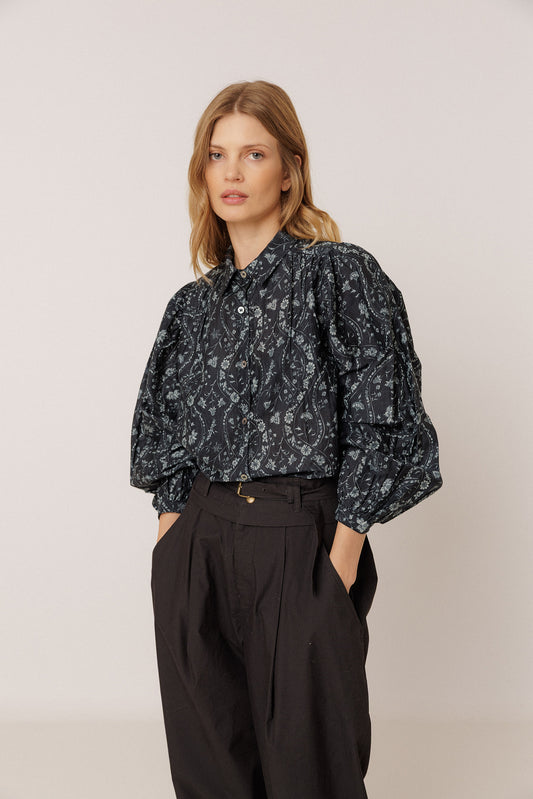 VINTAGE-PRINT SHIRT 1