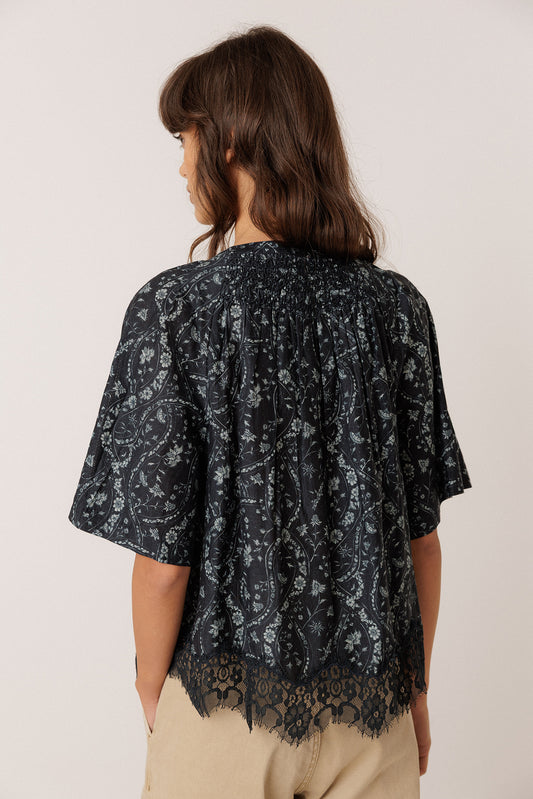 VINTAGE CROP BLOUSE 3