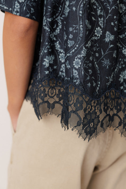 VINTAGE CROP BLOUSE 4