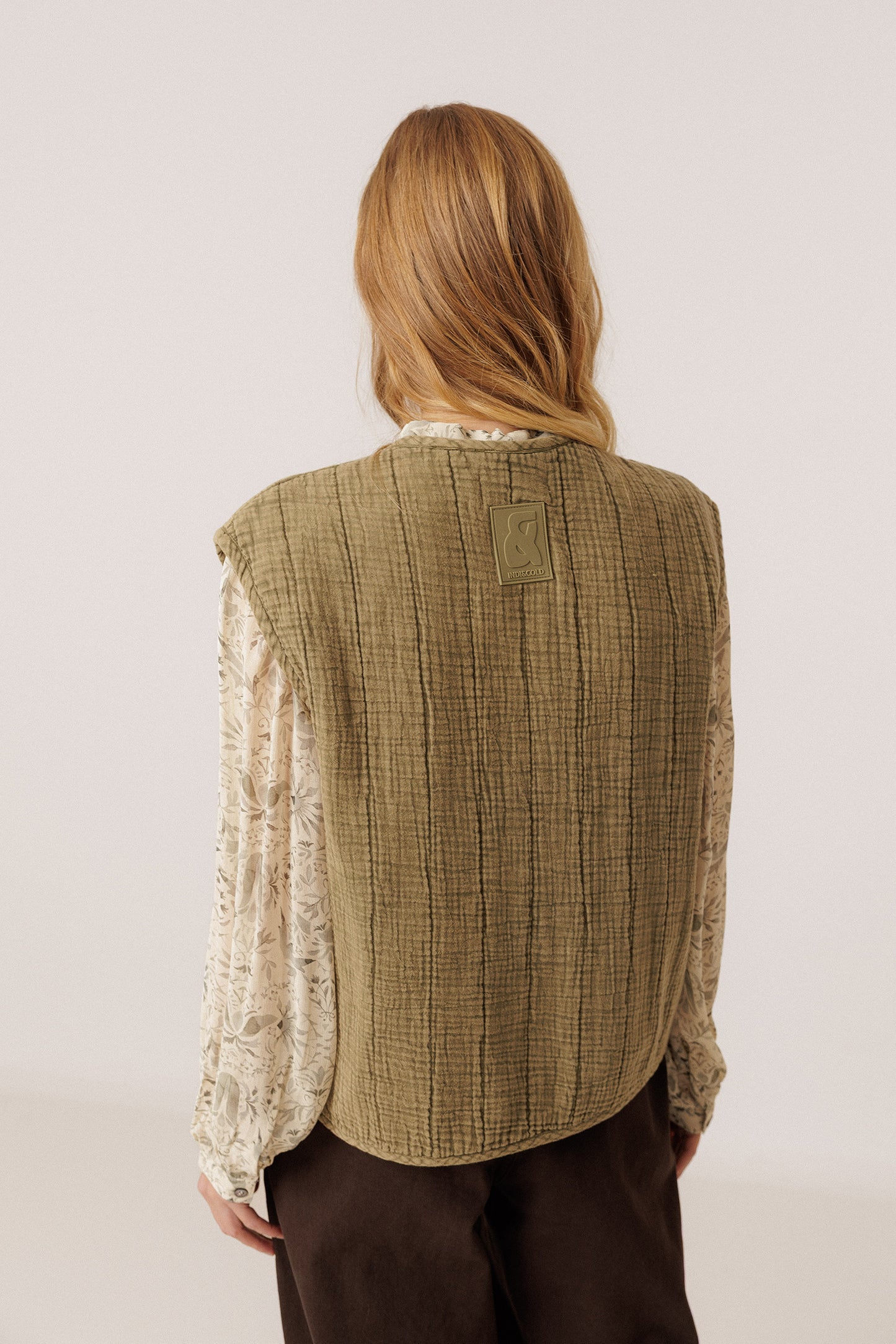 QUILTED COTTON VEST