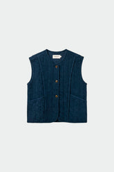 QUILTED COTTON VEST