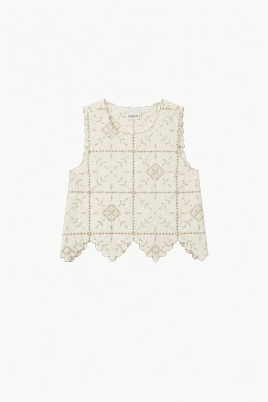 PERFORATED-EMBROIDERY TOP 6