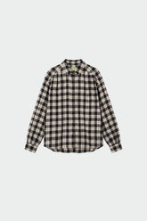 CHECKED COTTON GAUZE SHIRT