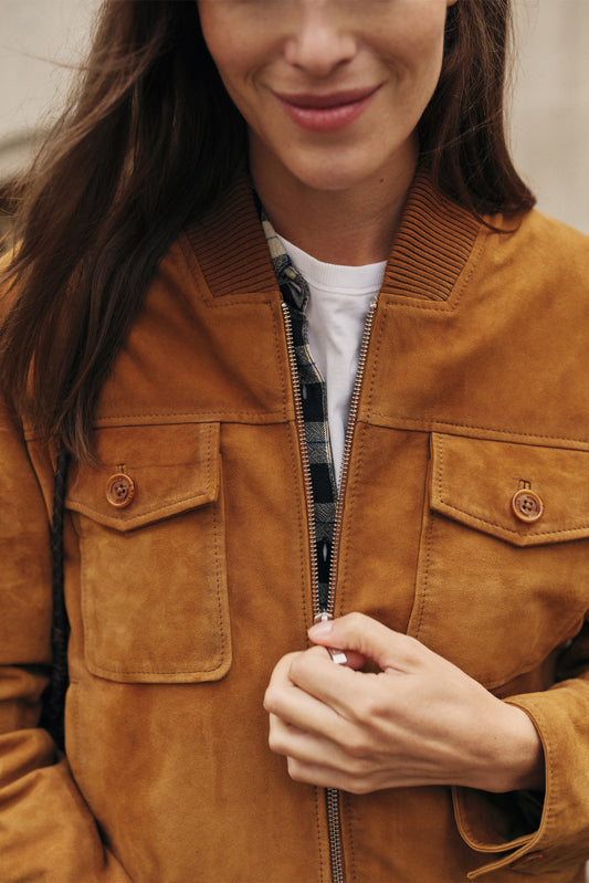 SUEDE BOMBER JACKET 4
