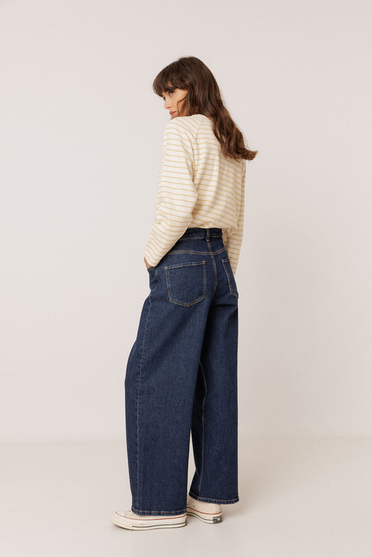 WIDE-LEG DENIM PANTS 2