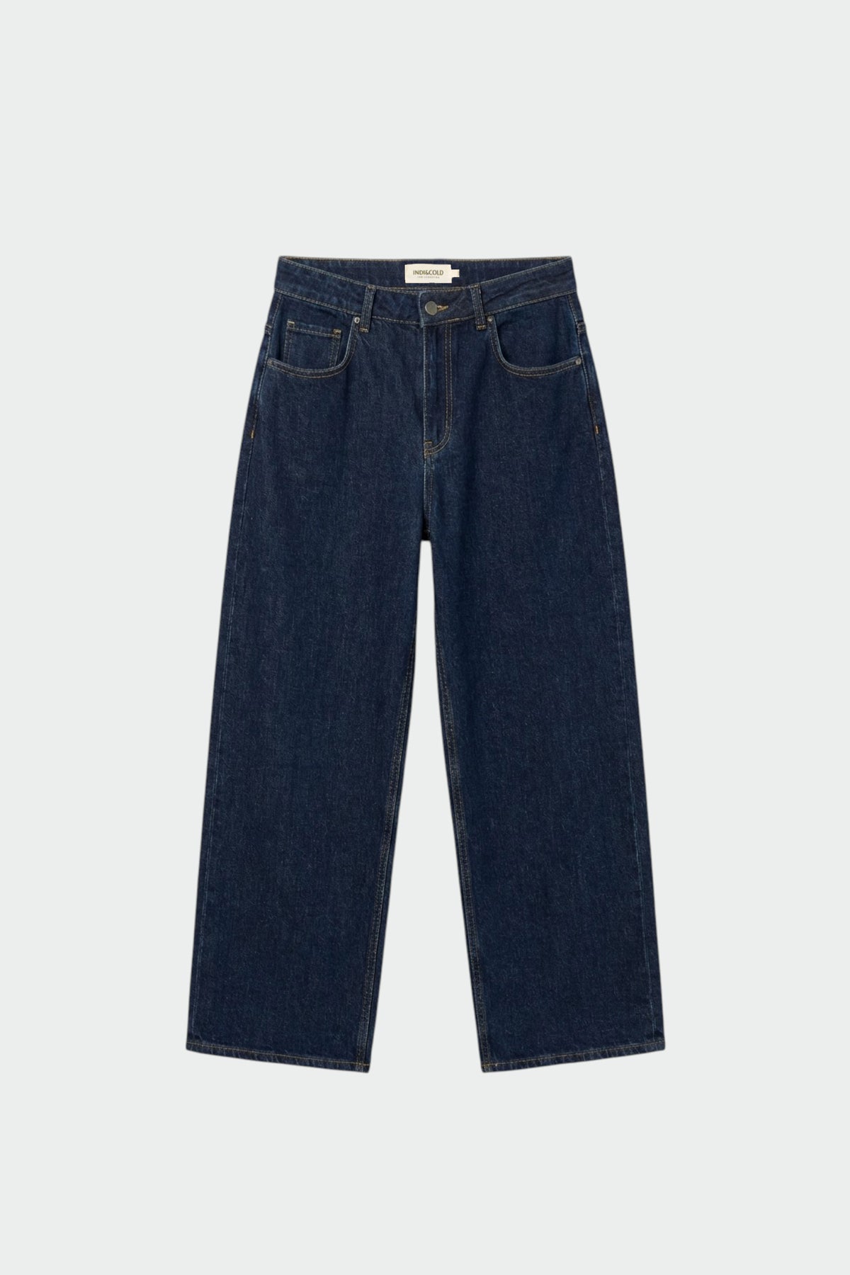 WIDE-LEG DENIM PANTS