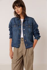 DENIM JACKET WITH LYOCELL