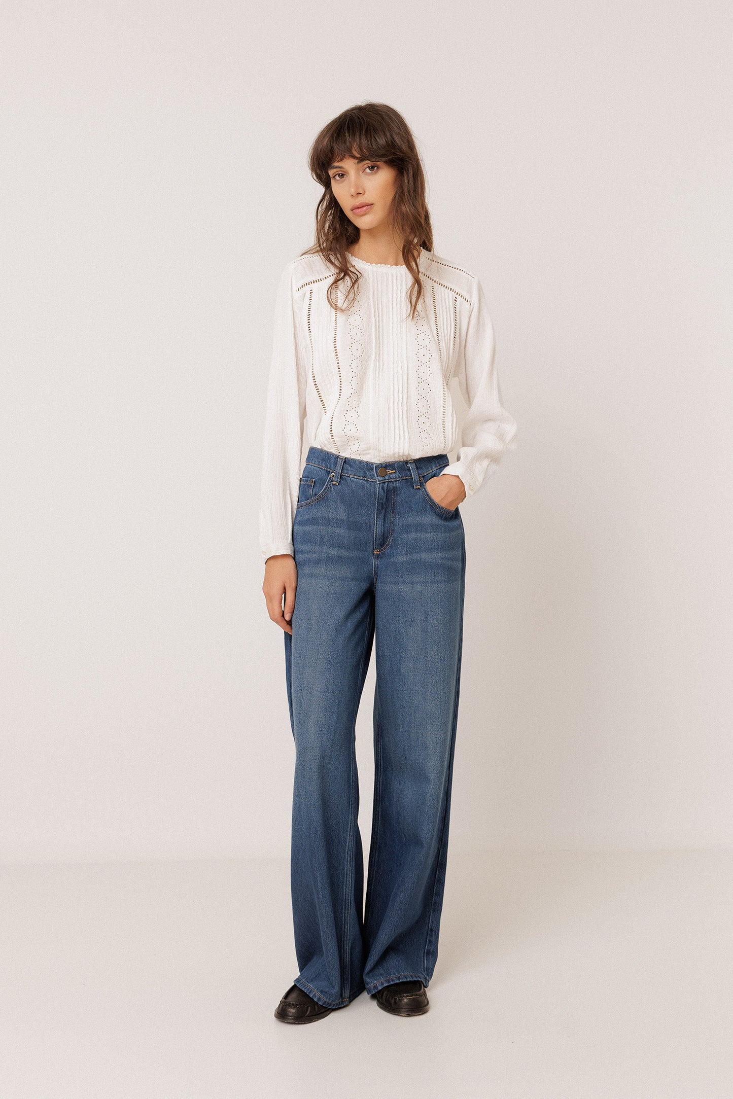 DENIM PANTS WITH LYOCELL