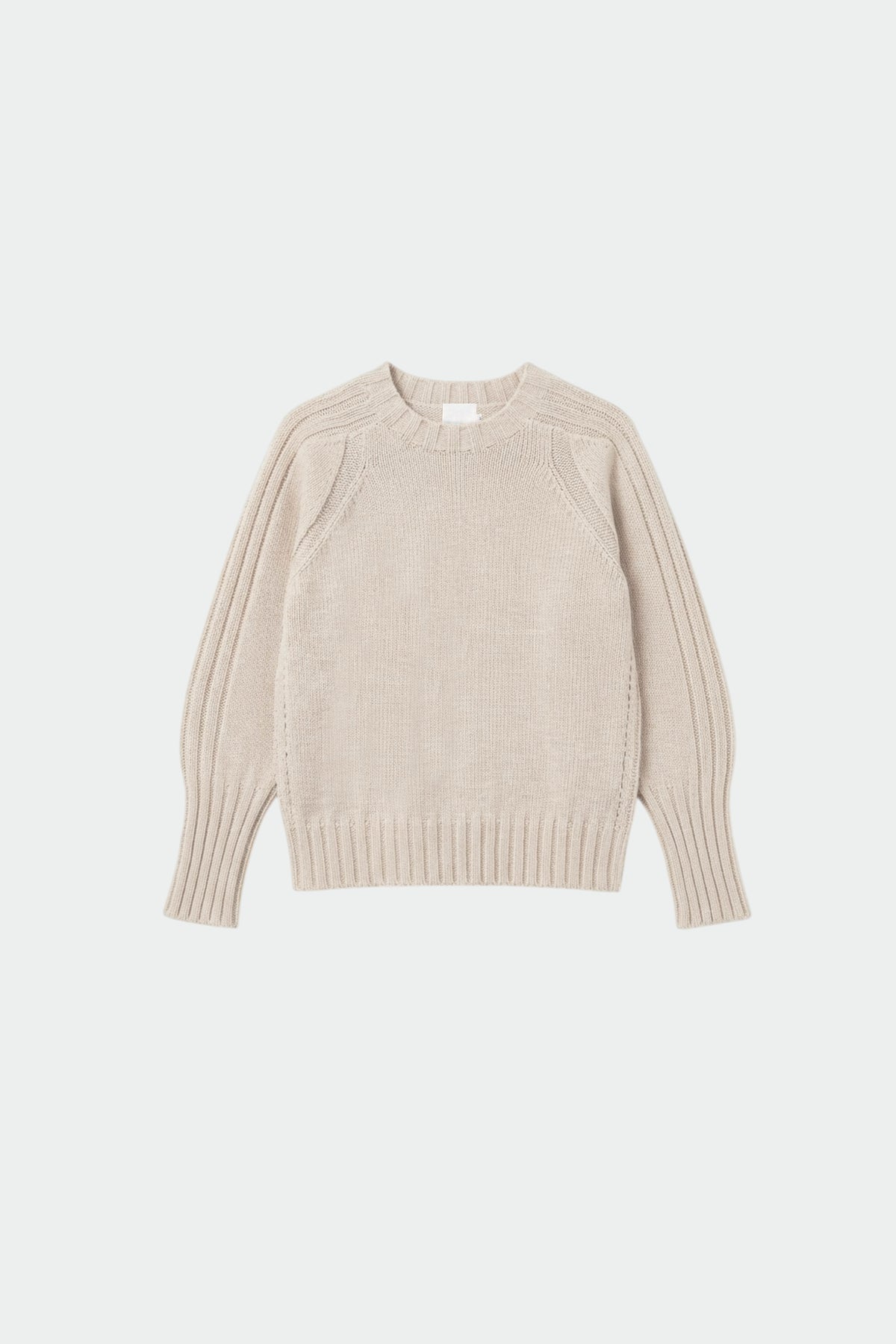 BASIC INVERTED-TEXTURE SWEATER
