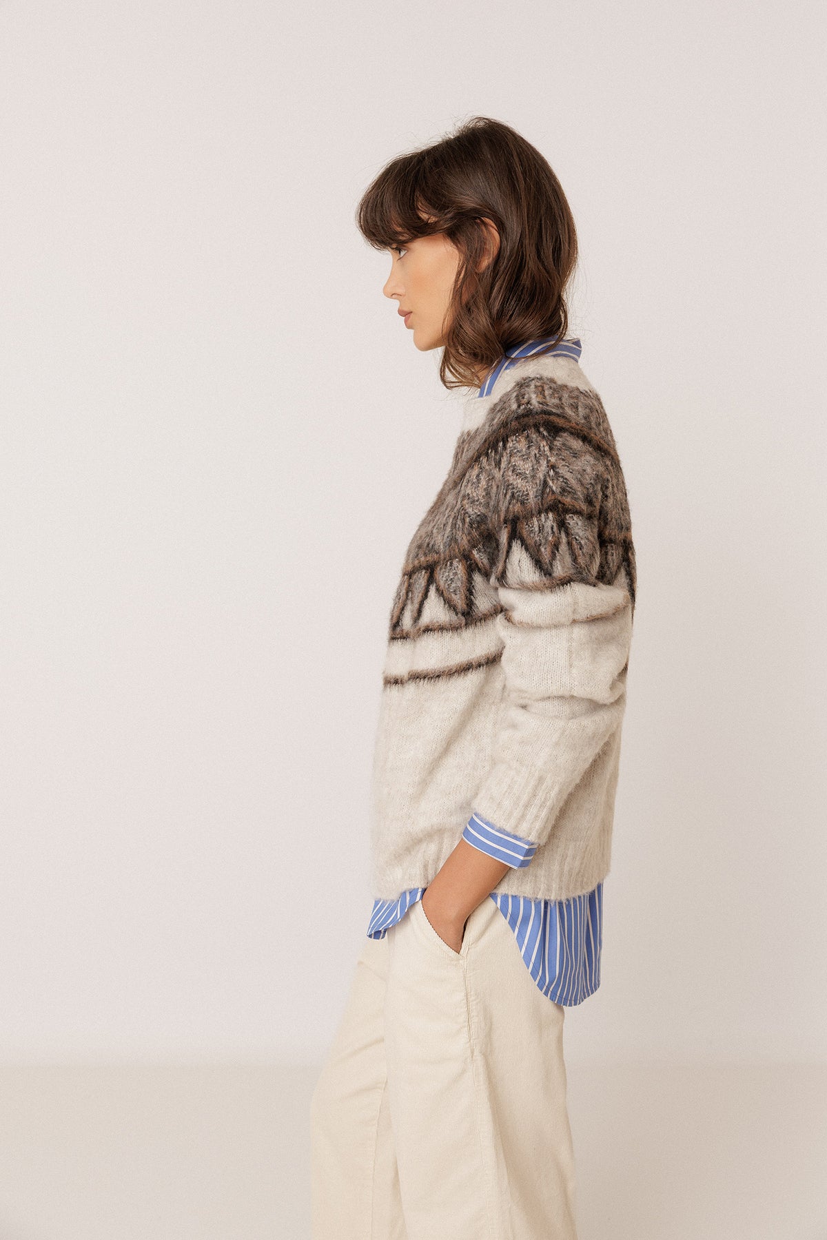 POSITIONAL JACQUARD JERSEY