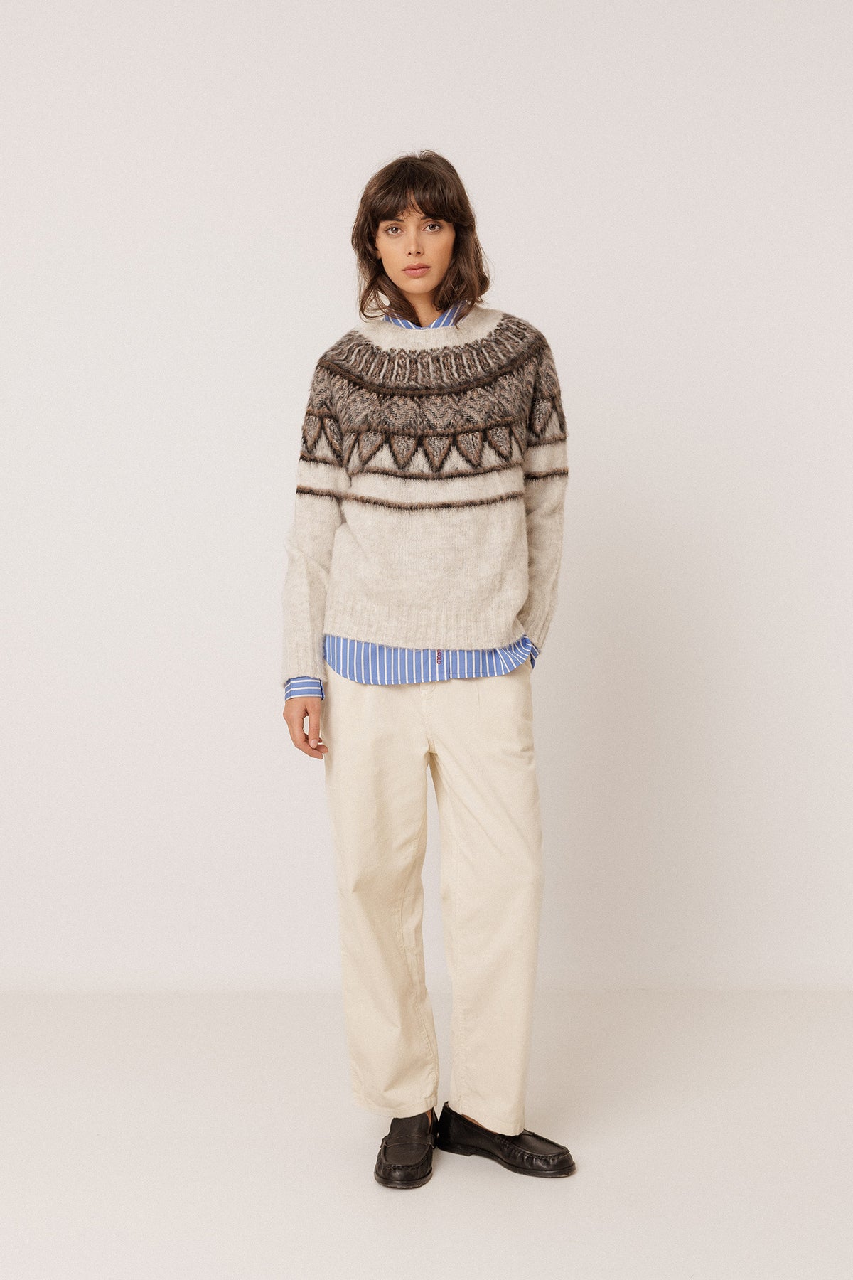 POSITIONAL JACQUARD JERSEY