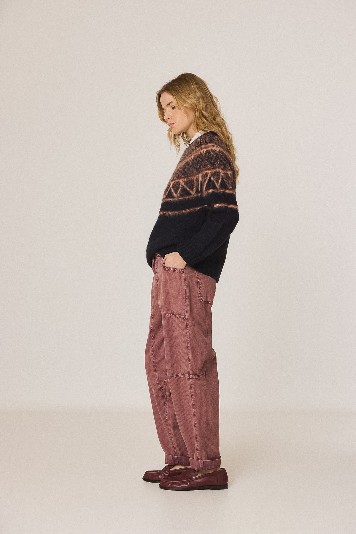 POSITIONAL JACQUARD JERSEY