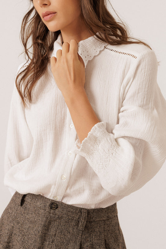 ROMANTIC DOUBLE-GAUZE SHIRT 1