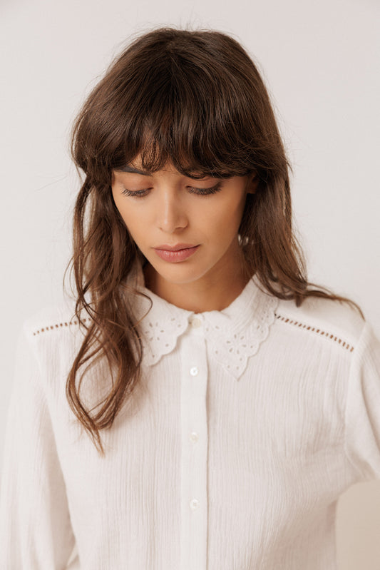 ROMANTIC DOUBLE-GAUZE SHIRT 4