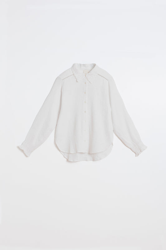 ROMANTIC DOUBLE-GAUZE SHIRT 6