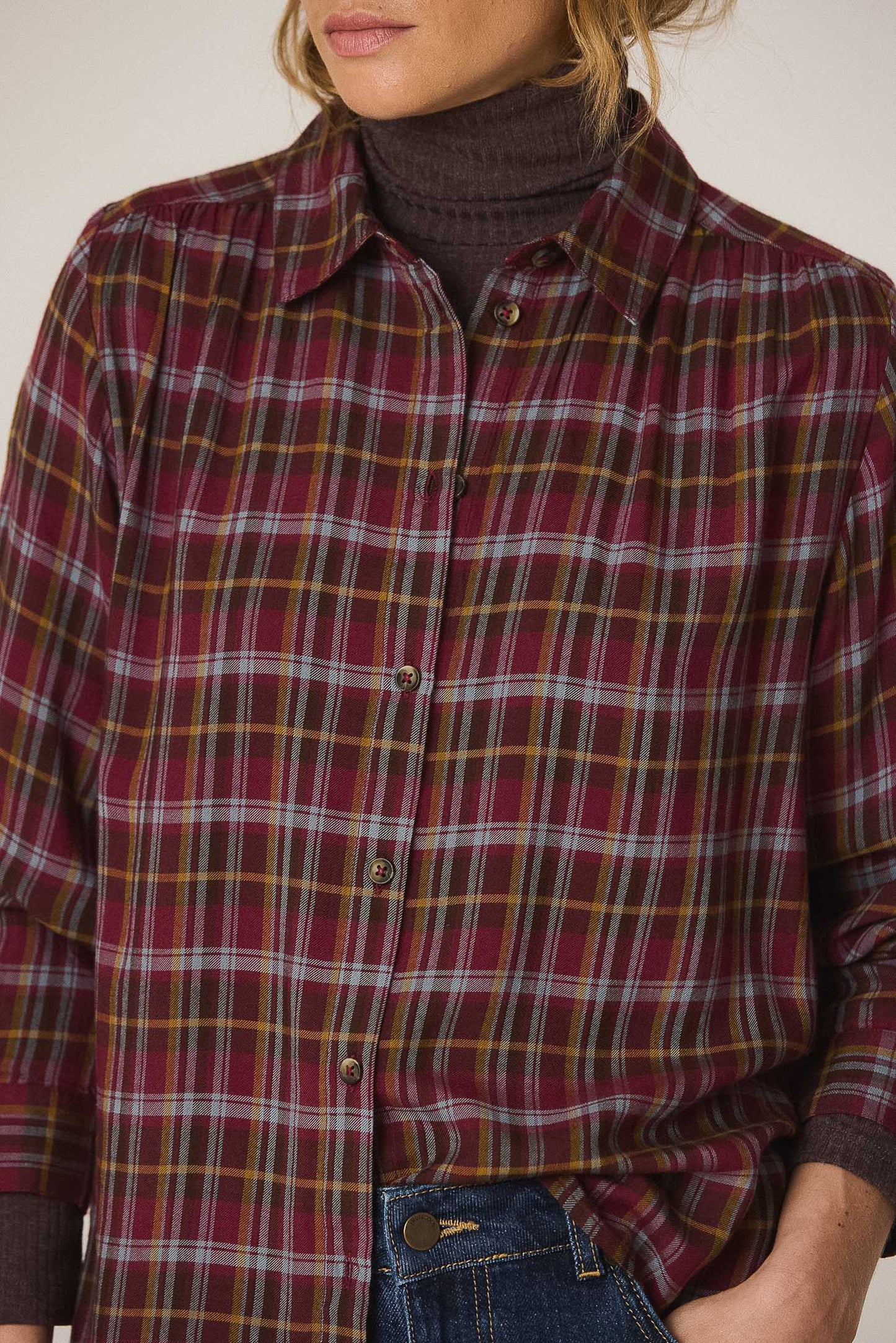 MULTICOLOR CHECKERED SHIRT