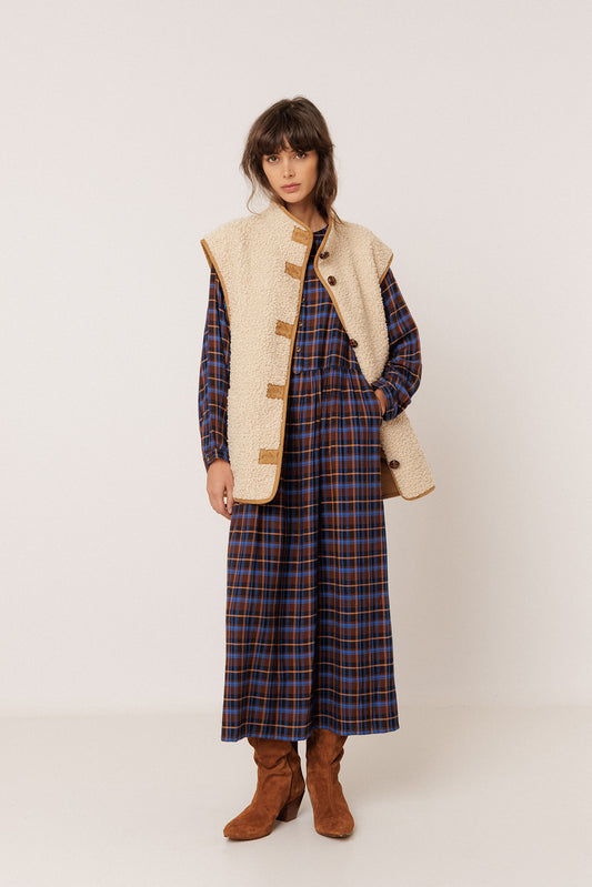 MULTICOLOR CHECKERED DRESS 7
