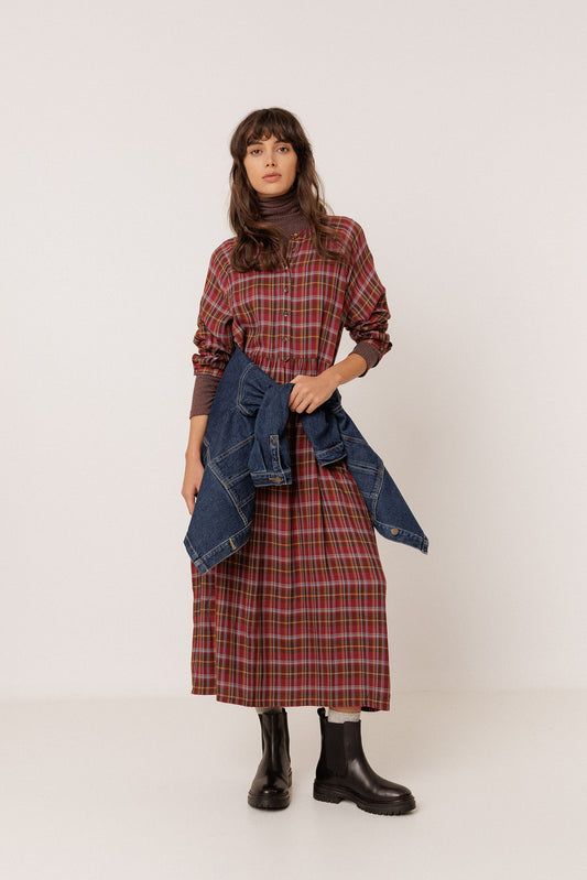 MULTICOLOR CHECKERED DRESS 1