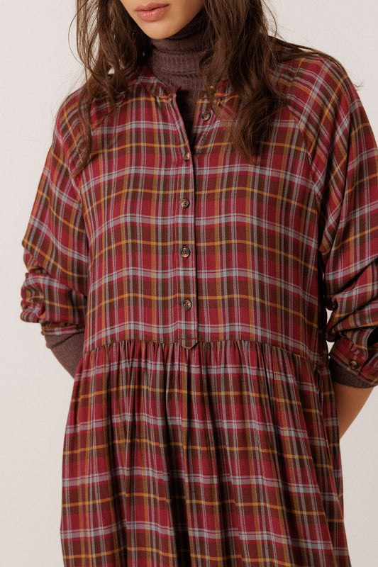 MULTICOLOR CHECKERED DRESS 5