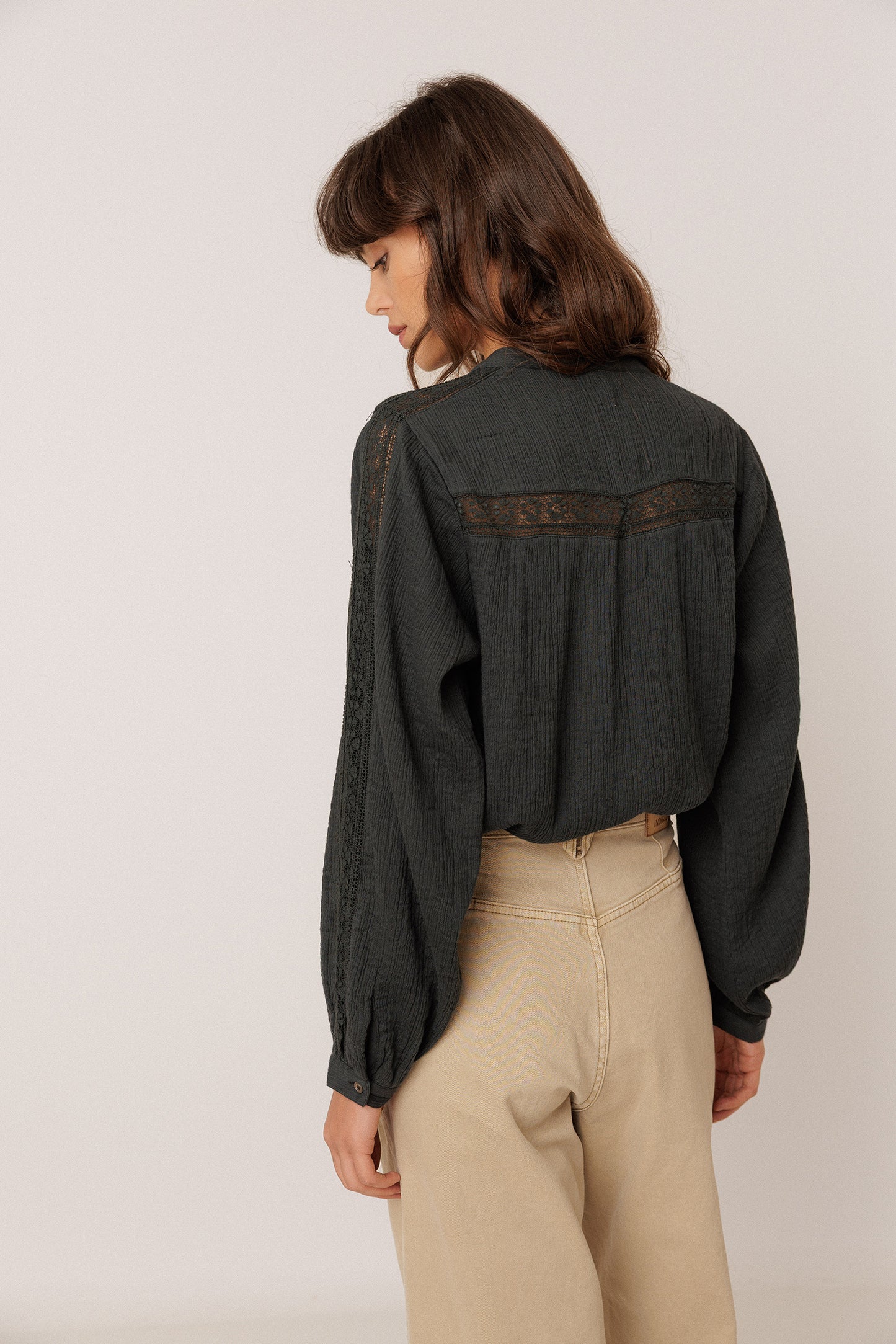 COMBINATION SHIRT WITH LACE