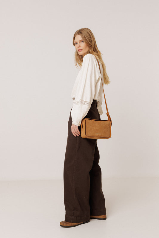 COMBINATION BLOUSE WITH CONTRAST EMBROIDERY 4
