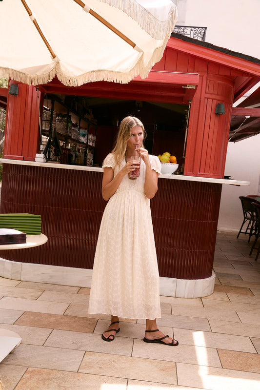 EMBROIDERED MIDI DRESS 5