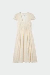 EMBROIDERED MIDI DRESS