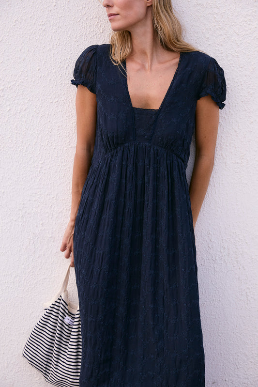 EMBROIDERED MIDI DRESS 1