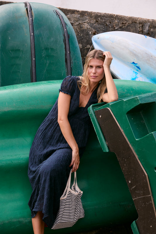 EMBROIDERED MIDI DRESS 4