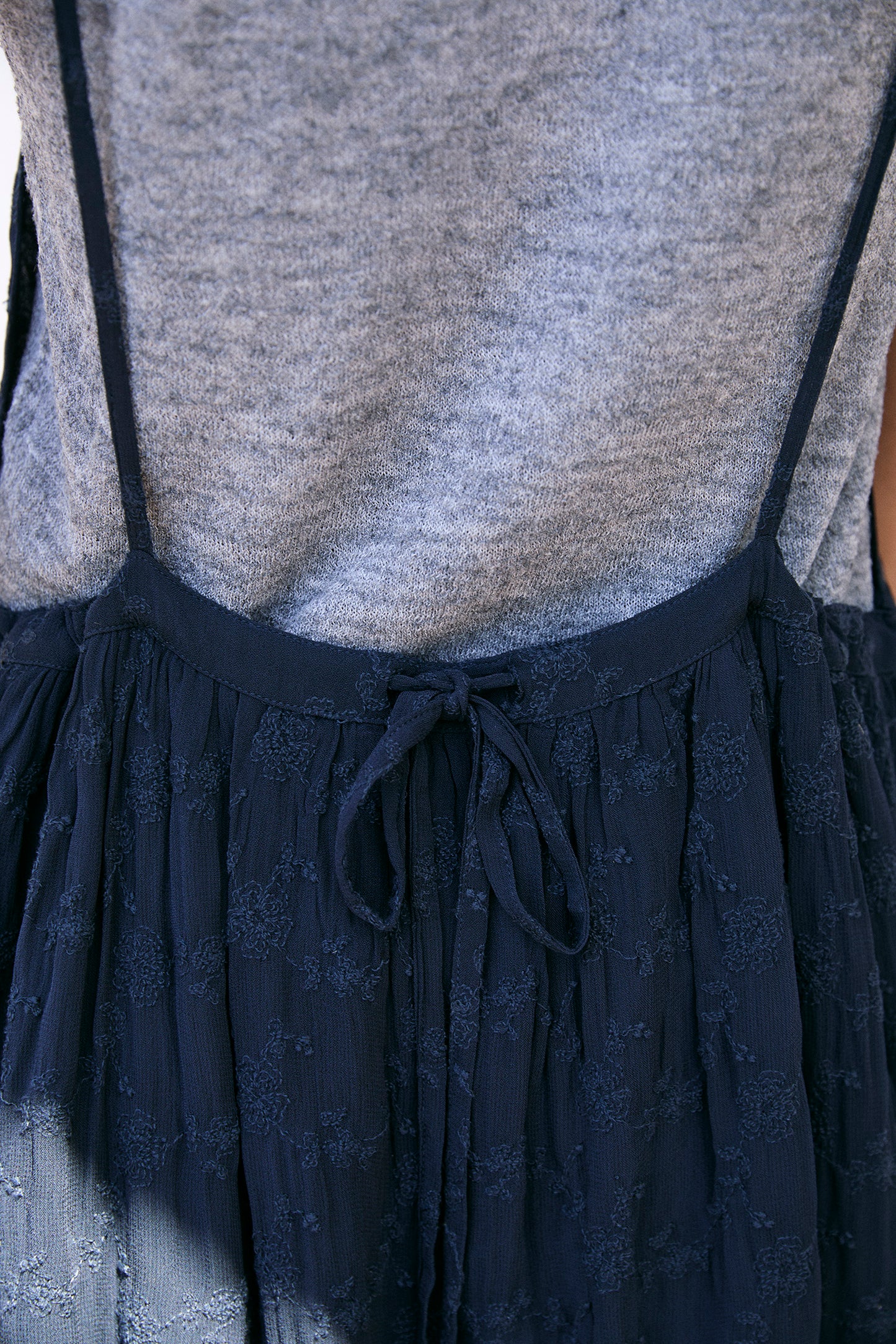 EMBROIDERED APRON DRESS