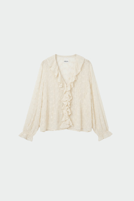 EMBROIDERED ROMANTIC RUFFLE SHIRT 6