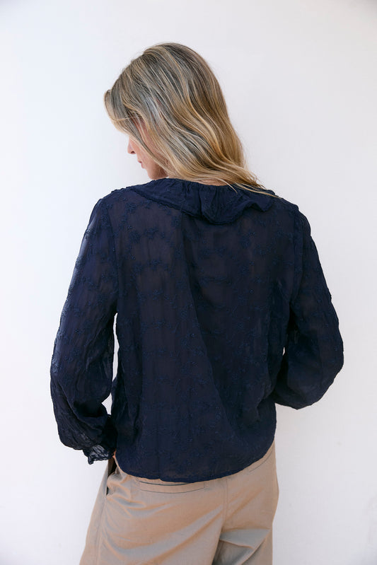 EMBROIDERED ROMANTIC RUFFLE SHIRT 3