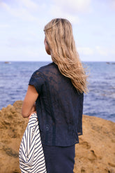 EMBROIDERED ROMANTIC TOP
