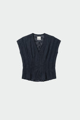EMBROIDERED ROMANTIC TOP