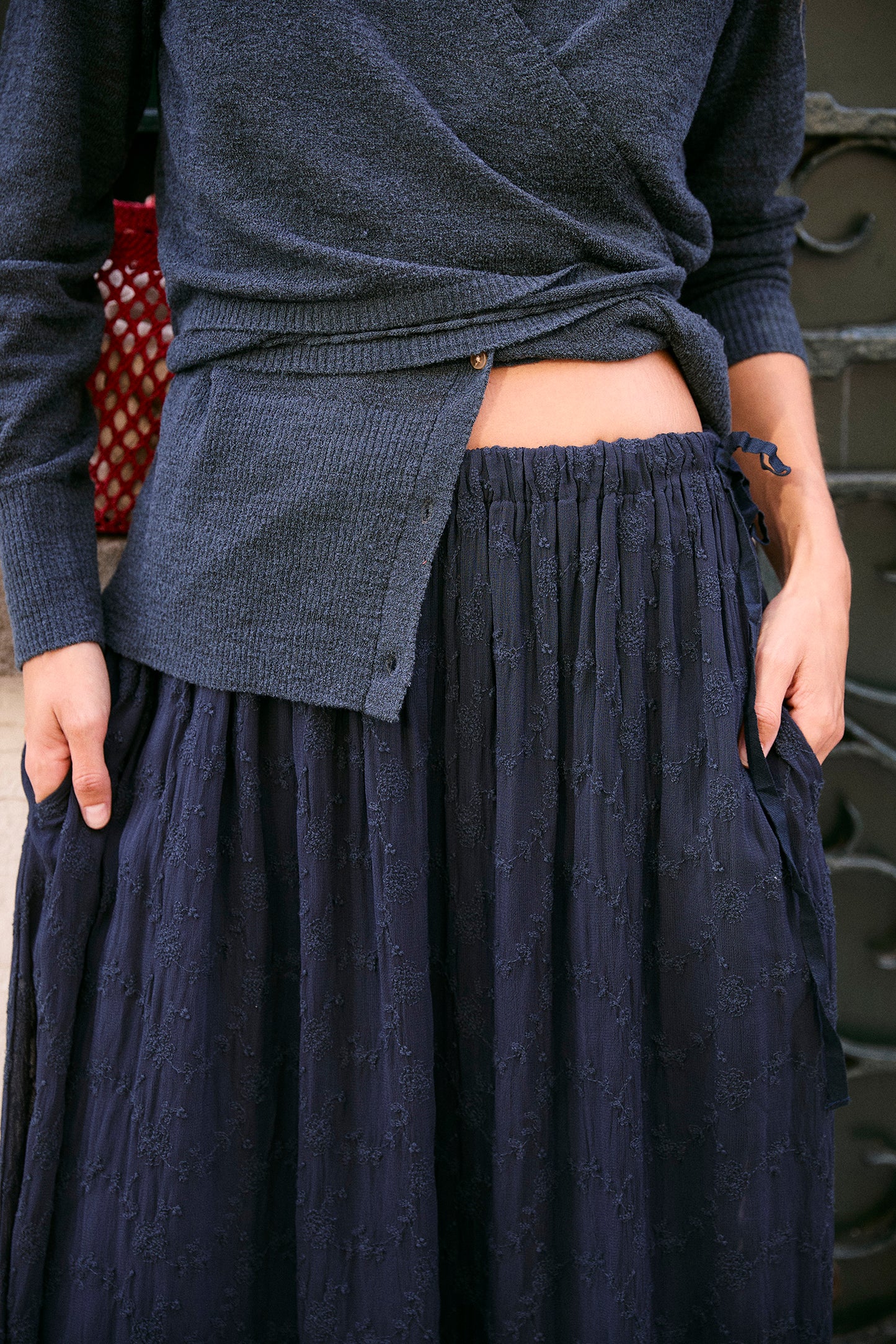 EMBROIDERED ROMANTIC SKIRT