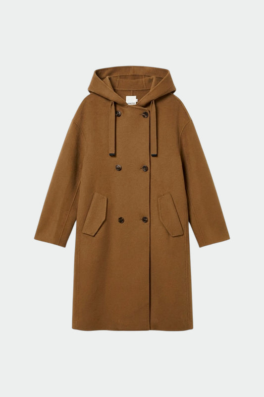WOOL MAXI COAT WITH HOOD 6