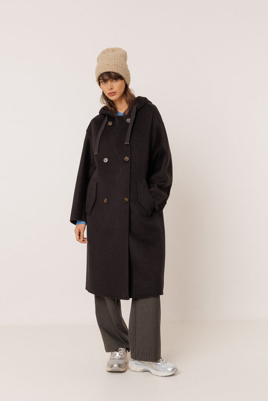WOOL MAXI COAT WITH HOOD 3