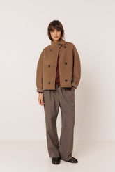 SHORT WOOL COAT