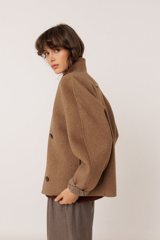 SHORT WOOL COAT 2