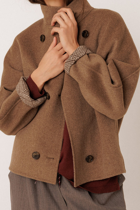 SHORT WOOL COAT 4