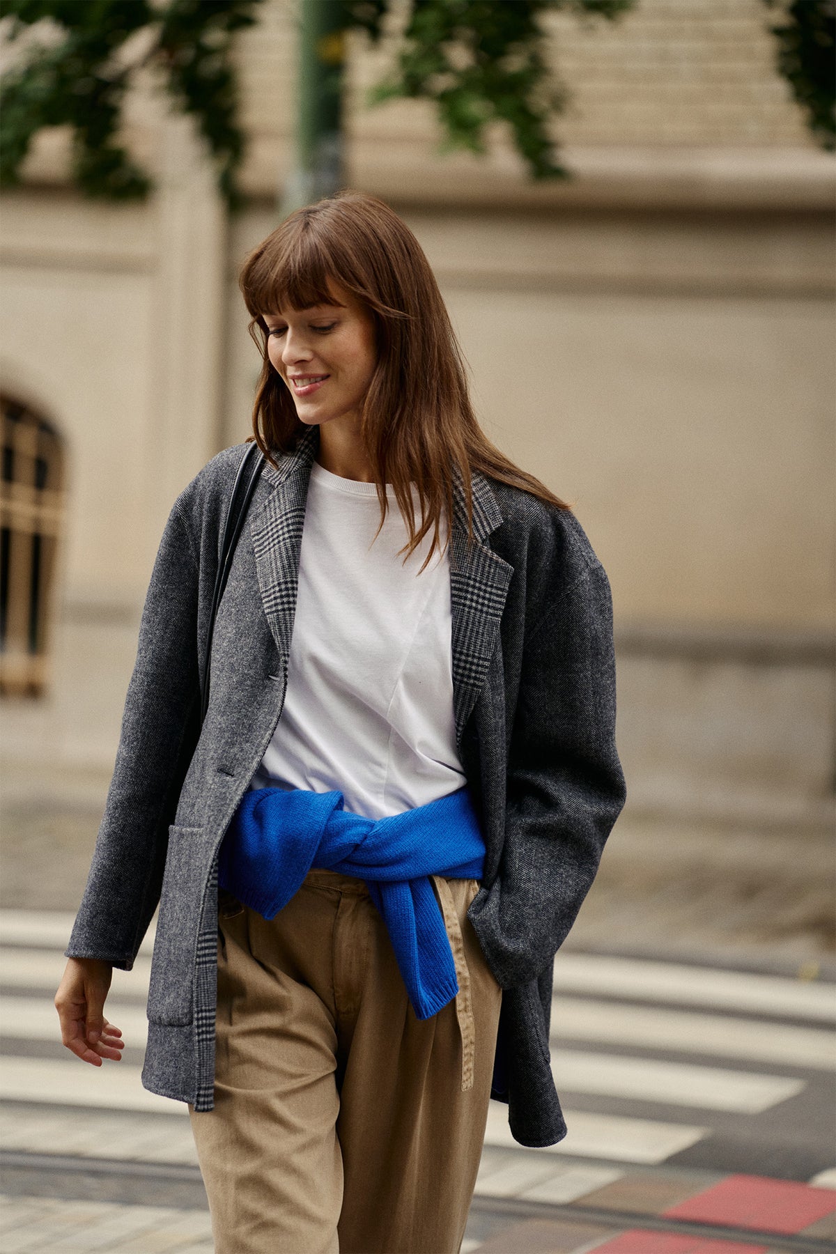 REVERSIBLE OVERSIZED WOOL BLAZER