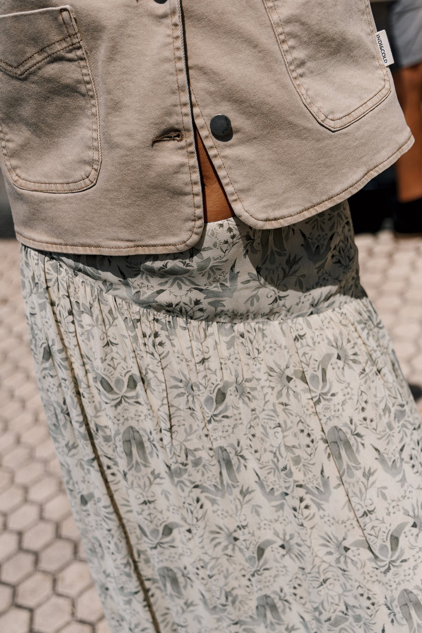 COTTON TWILL VEST