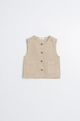 COTTON TWILL VEST