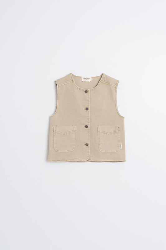 COTTON TWILL VEST 5