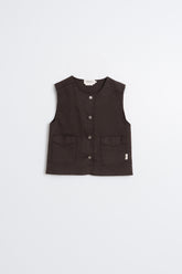 COTTON TWILL VEST