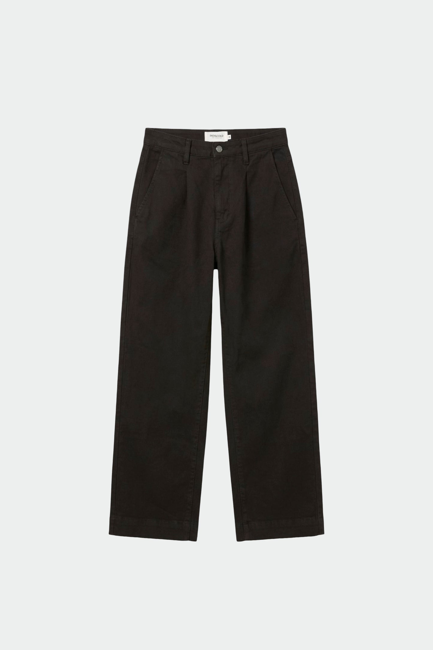 WIDE-LEG COTTON PANTS