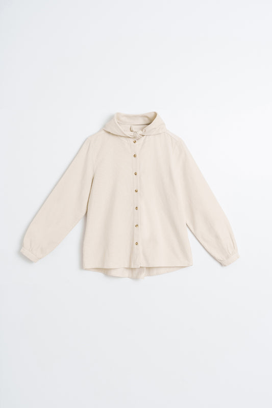 REMOVABLE-KERCHIEF CORDUROY SHIRT 6