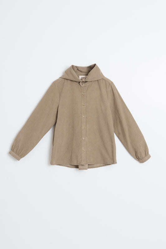 REMOVABLE-KERCHIEF CORDUROY SHIRT 5