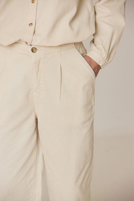CORDUROY CARROT PANTS 4